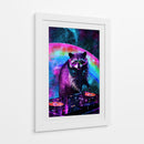 Mapache Estelar - Puffy Design | Cuadro decorativo de Canvas Lab