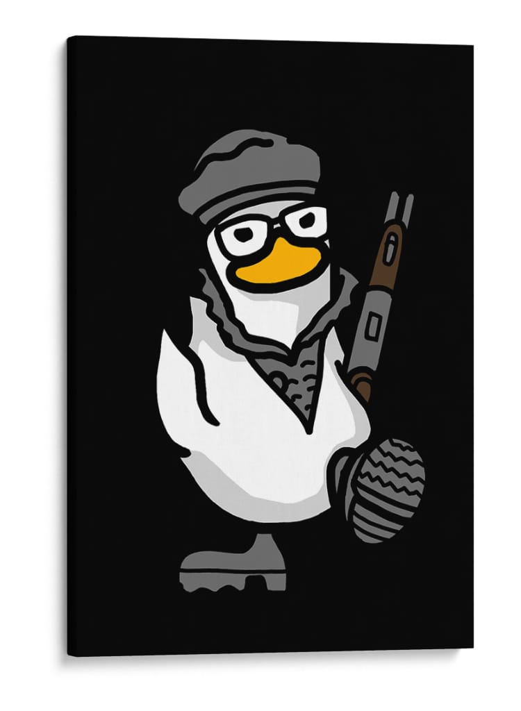 Pato de Combate - Puffy Design | Cuadro decorativo de Canvas Lab
