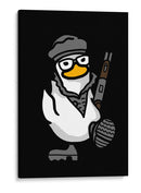 Pato de Combate - Puffy Design | Cuadro decorativo de Canvas Lab