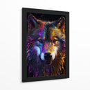 Lobo Cromático - Puffy Design | Cuadro decorativo de Canvas Lab