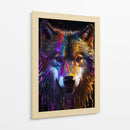 Lobo Cromático - Puffy Design | Cuadro decorativo de Canvas Lab