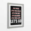 Cero Excusas - Puffy Design | Cuadro decorativo de Canvas Lab