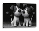 Pareja canina - DIEGO D L | Cuadro decorativo de Canvas Lab