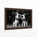 Pareja canina - DIEGO D L | Cuadro decorativo de Canvas Lab
