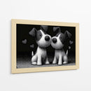 Pareja canina - DIEGO D L | Cuadro decorativo de Canvas Lab