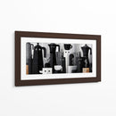 Cafeteras animadas - DIEGO D L | Cuadro decorativo de Canvas Lab