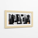 Cafeteras animadas - DIEGO D L | Cuadro decorativo de Canvas Lab