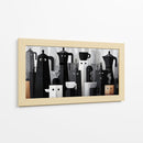 Cafeteras animadas - DIEGO D L | Cuadro decorativo de Canvas Lab