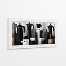 Cafeteras animadas - DIEGO D L | Cuadro decorativo de Canvas Lab