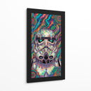 Sicodelic Stormtrooper pintura fresca  - Caperh | Cuadro decorativo de Canvas Lab