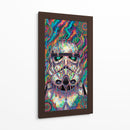 Sicodelic Stormtrooper pintura fresca  - Caperh | Cuadro decorativo de Canvas Lab