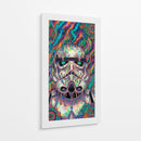 Sicodelic Stormtrooper pintura fresca  - Caperh | Cuadro decorativo de Canvas Lab