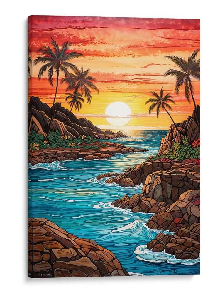 Tarde en Hawai - Caperh | Cuadro decorativo de Canvas Lab