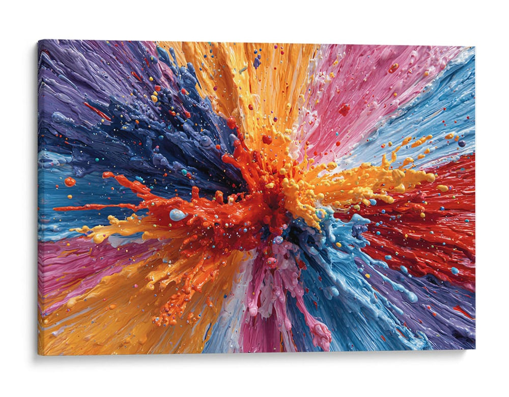 Explosiones de pintura - DIEGO D L | Cuadro decorativo de Canvas Lab