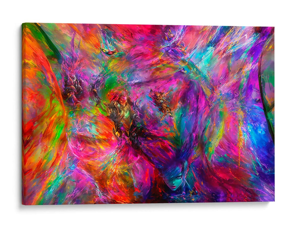 Trazos multicolor - Caperh | Cuadro decorativo de Canvas Lab