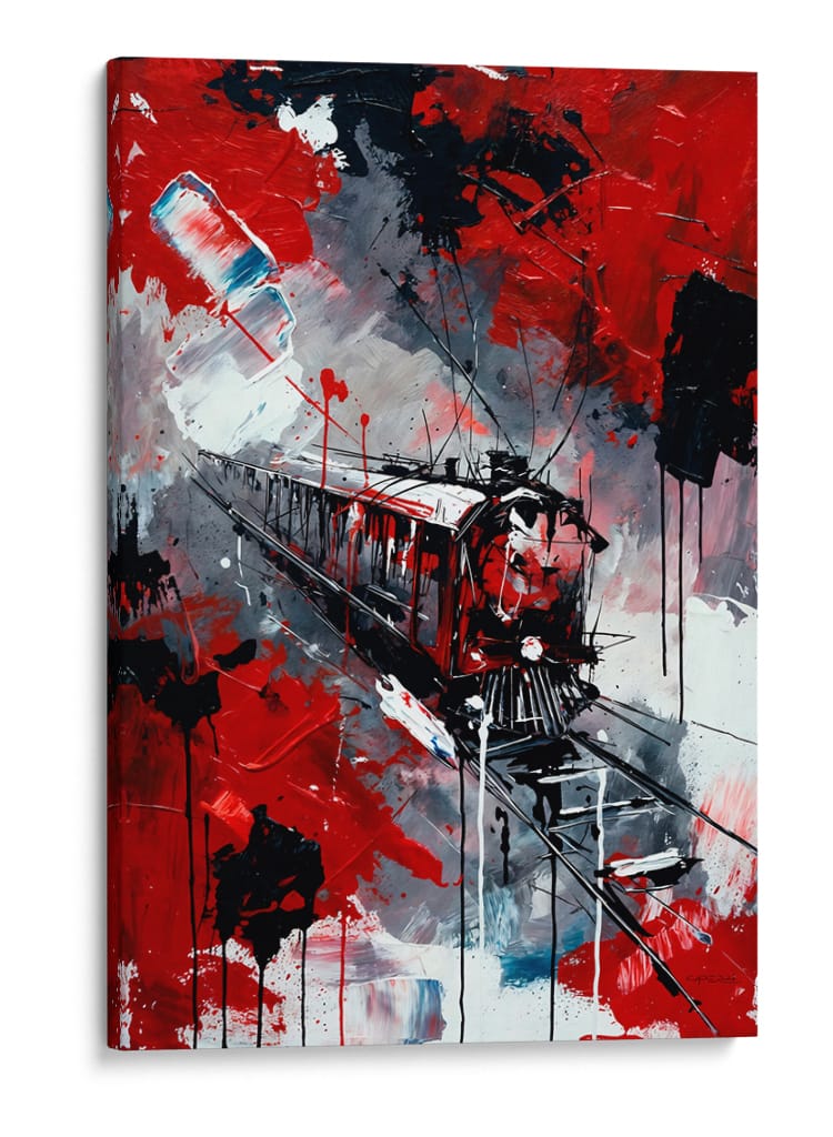 Tren fantasma - Caperh | Cuadro decorativo de Canvas Lab
