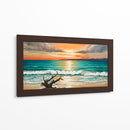 Tronco en la arena - Caperh | Cuadro decorativo de Canvas Lab
