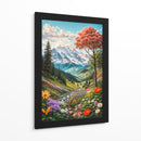 Valle primaveral alpino - Caperh | Cuadro decorativo de Canvas Lab