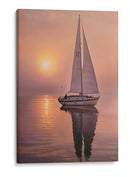 Velero en neblina - Caperh | Cuadro decorativo de Canvas Lab