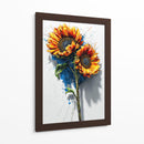 Explosion de girasoles  - DIEGO D L | Cuadro decorativo de Canvas Lab