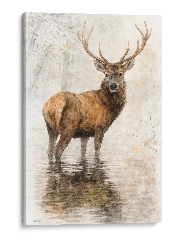 Venado - Caperh | Cuadro decorativo de Canvas Lab
