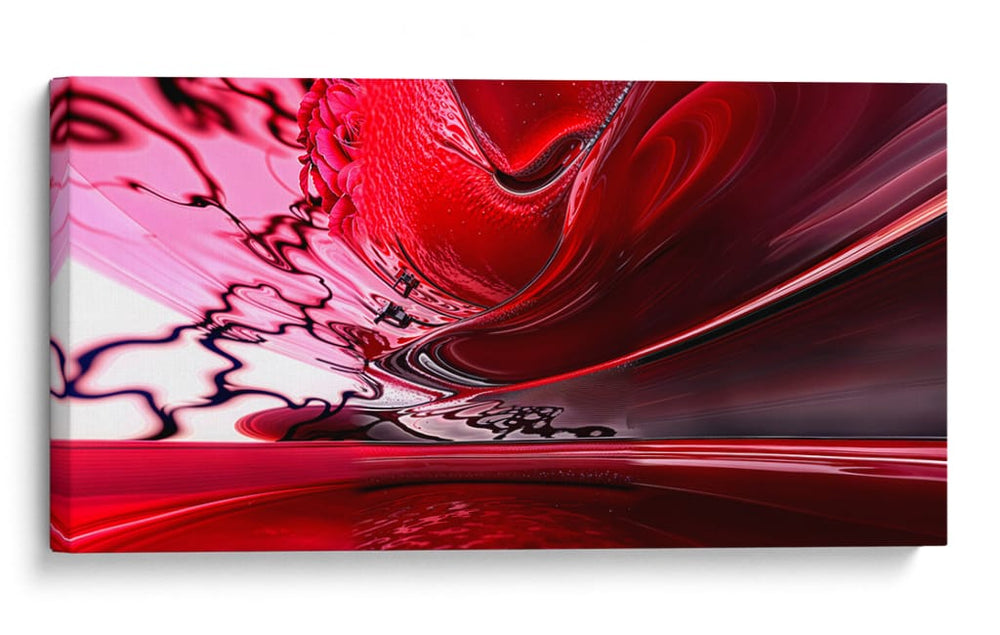 Viscosidad roja - Caperh | Cuadro decorativo de Canvas Lab