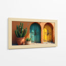 Puertas Mexicanas y Cactus - Toddmann | Cuadro decorativo de Canvas Lab