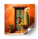 Puerta Mexicana y Cactus - Toddmann | Cuadro decorativo de Canvas Lab
