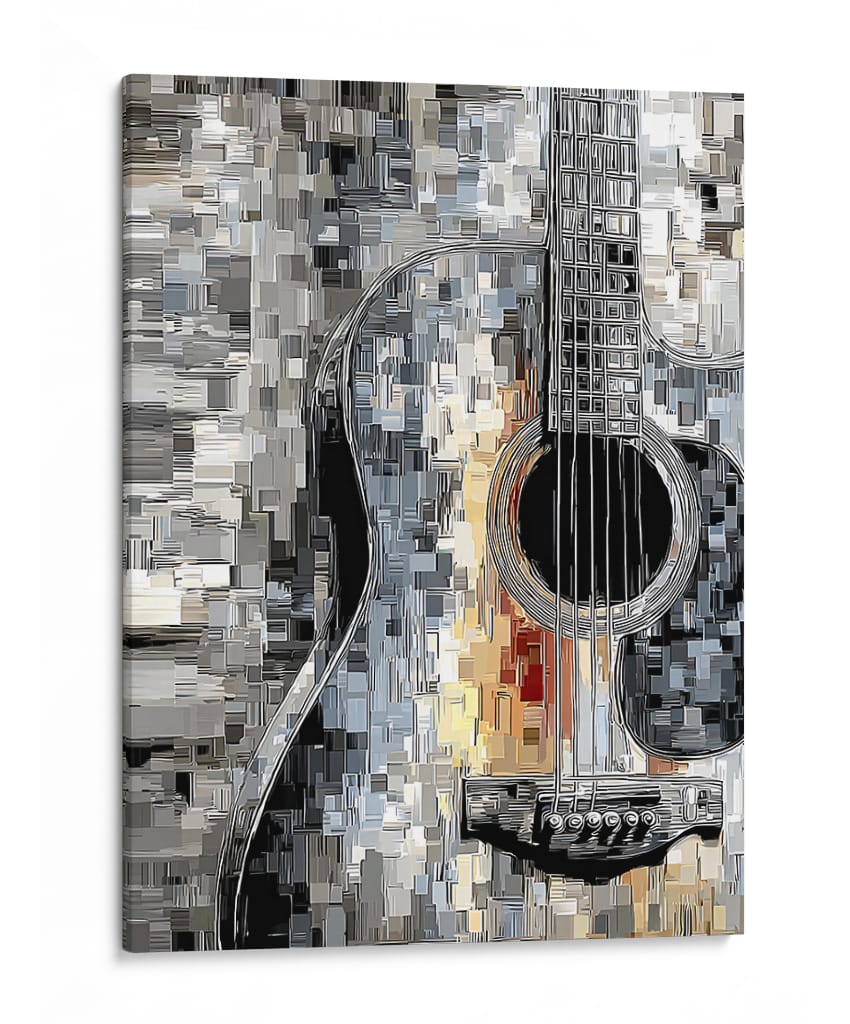 Guitarra - DIEGO D L | Cuadro decorativo de Canvas Lab