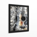 Guitarra - DIEGO D L | Cuadro decorativo de Canvas Lab