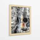 Guitarra - DIEGO D L | Cuadro decorativo de Canvas Lab