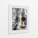 Guitarra - DIEGO D L | Cuadro decorativo de Canvas Lab