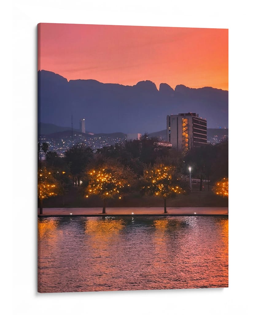 Ocaso magenta sobre la Sierra - Carvill | Cuadro decorativo de Canvas Lab