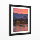 Ocaso magenta sobre la Sierra - Carvill | Cuadro decorativo de Canvas Lab