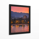 Ocaso magenta sobre la Sierra - Carvill | Cuadro decorativo de Canvas Lab