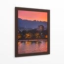 Ocaso magenta sobre la Sierra - Carvill | Cuadro decorativo de Canvas Lab