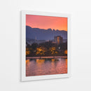 Ocaso magenta sobre la Sierra - Carvill | Cuadro decorativo de Canvas Lab
