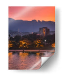 Ocaso magenta sobre la Sierra - Carvill | Cuadro decorativo de Canvas Lab