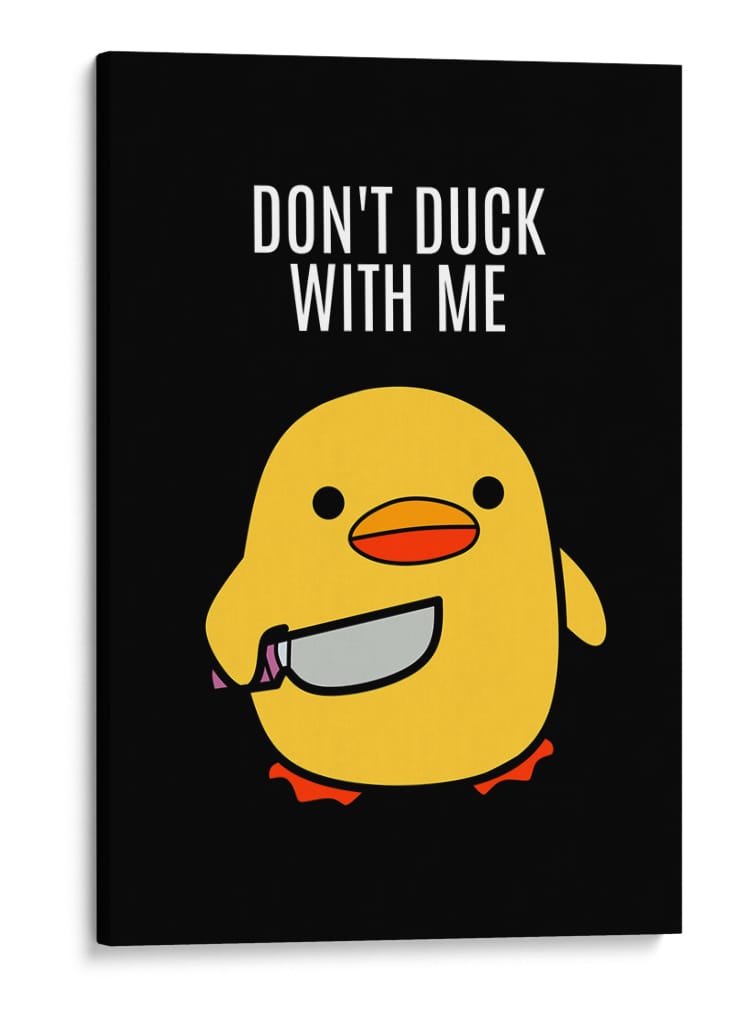¡Pato-t terror! - Puffy Design | Cuadro decorativo de Canvas Lab