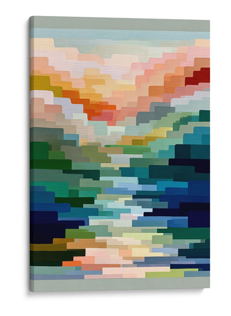 Paisaje rectangular  - DIEGO D L | Cuadro decorativo de Canvas Lab