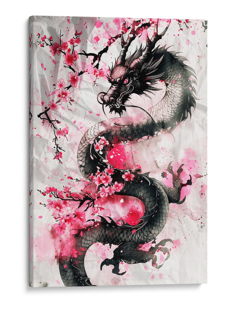Pétalos de Furia - Puffy Design | Cuadro decorativo de Canvas Lab