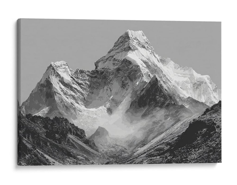 Montañas nevadas - DIEGO D L | Cuadro decorativo de Canvas Lab