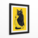 Miau de Plátano - Puffy Design | Cuadro decorativo de Canvas Lab