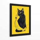 Miau de Plátano - Puffy Design | Cuadro decorativo de Canvas Lab