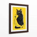 Miau de Plátano - Puffy Design | Cuadro decorativo de Canvas Lab