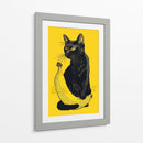 Miau de Plátano - Puffy Design | Cuadro decorativo de Canvas Lab