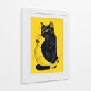 Miau de Plátano - Puffy Design | Cuadro decorativo de Canvas Lab