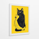 Miau de Plátano - Puffy Design | Cuadro decorativo de Canvas Lab