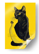 Miau de Plátano - Puffy Design | Cuadro decorativo de Canvas Lab