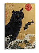 Michi Oriental - Puffy Design | Cuadro decorativo de Canvas Lab